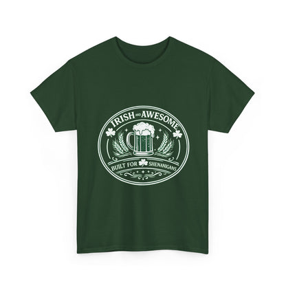 Beer Mug Emblem T-Shirt — Vintage Brewery Logo Tee for Beer Lovers
