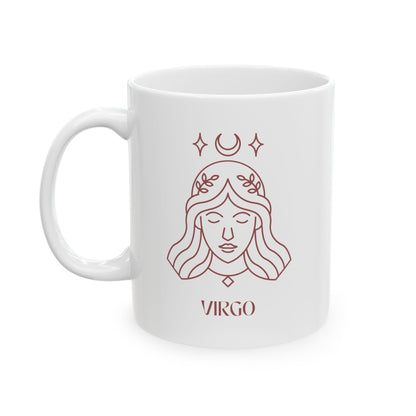Virgo Zodiac Ceramic Coffee Mug – Perfect for Gift-Giving and Everyday Use | Zodiac Lovers
