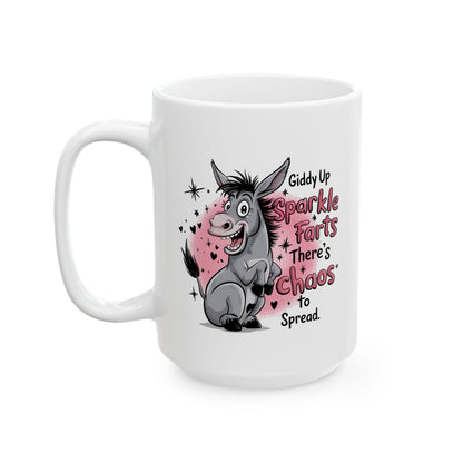 Magical Unicorn Ceramic Mug - Perfect for Coffee Lovers, Fun Gifts, Home Decor, Office Use, Birthday or Celebration