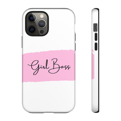 Girl Boss Phone Case - Chic and Stylish Protective Case for iPhone and Google Pixel, Empowering Women Design