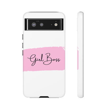 Girl Boss Phone Case - Chic and Stylish Protective Case for iPhone and Google Pixel, Empowering Women Design