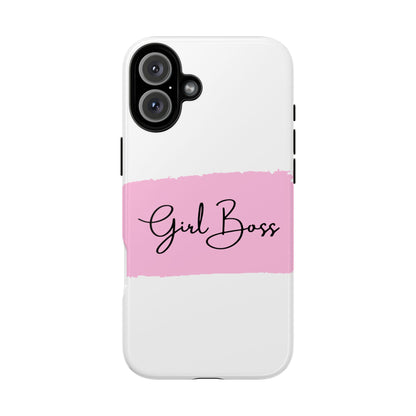 Girl Boss Phone Case - Chic and Stylish Protective Case for iPhone and Google Pixel, Empowering Women Design