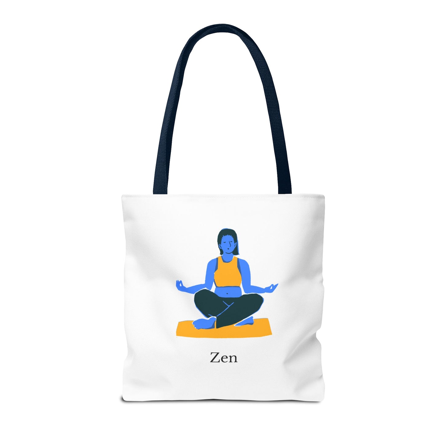 Zen Tote Bag, Yoga Bag, Meditation Tote, Gift for Yogis, Inspirational Tote, Relaxation Accessory
