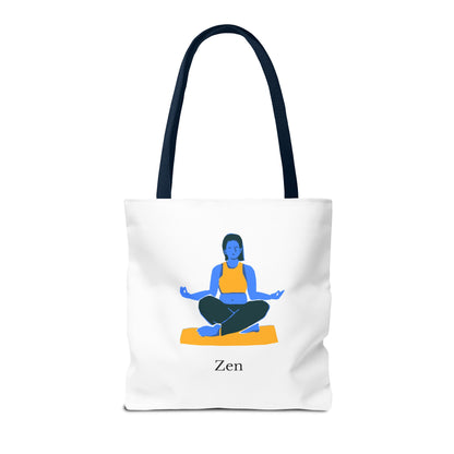 Zen Tote Bag, Yoga Bag, Meditation Tote, Gift for Yogis, Inspirational Tote, Relaxation Accessory