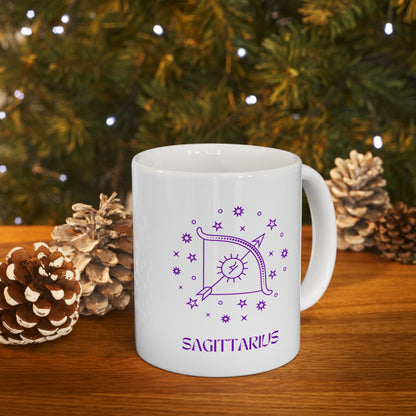 Charming Sagittarius Ceramic Mug - Perfect for Coffee Lovers and Gift Giving