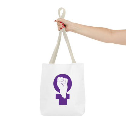 Empowerment Tote Bag for Feminists, Eco-Friendly Shopping Bag, Reusable Carryall, Gift for Women, Protest March Gear