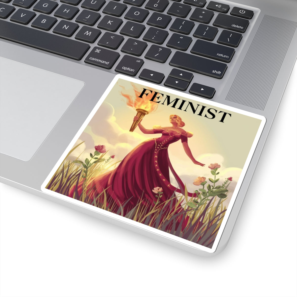 Empowering Feminist Sticker, Feminist Artwork, Feminist Gift, Laptop Decals, Women Empowerment Stickers, Feminism Decor
