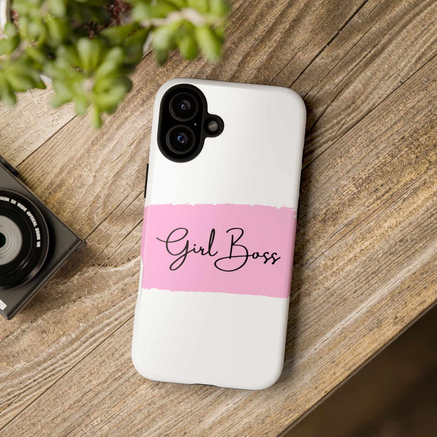 Girl Boss Phone Case - Chic and Stylish Protective Case for iPhone and Google Pixel, Empowering Women Design