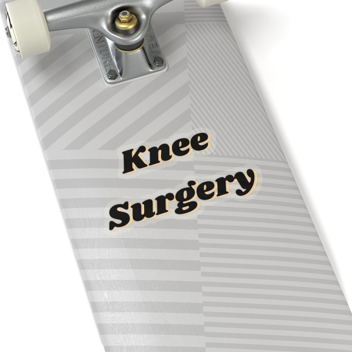 Knee Surgery Sticker – Funny and Quirky Vinyl Sticker for Laptops, Water Bottles, Notebooks, and More – for BrainRot fans