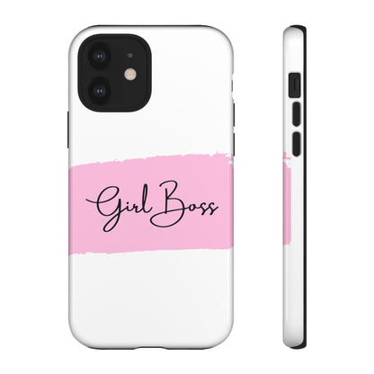 Girl Boss Phone Case - Chic and Stylish Protective Case for iPhone and Google Pixel, Empowering Women Design
