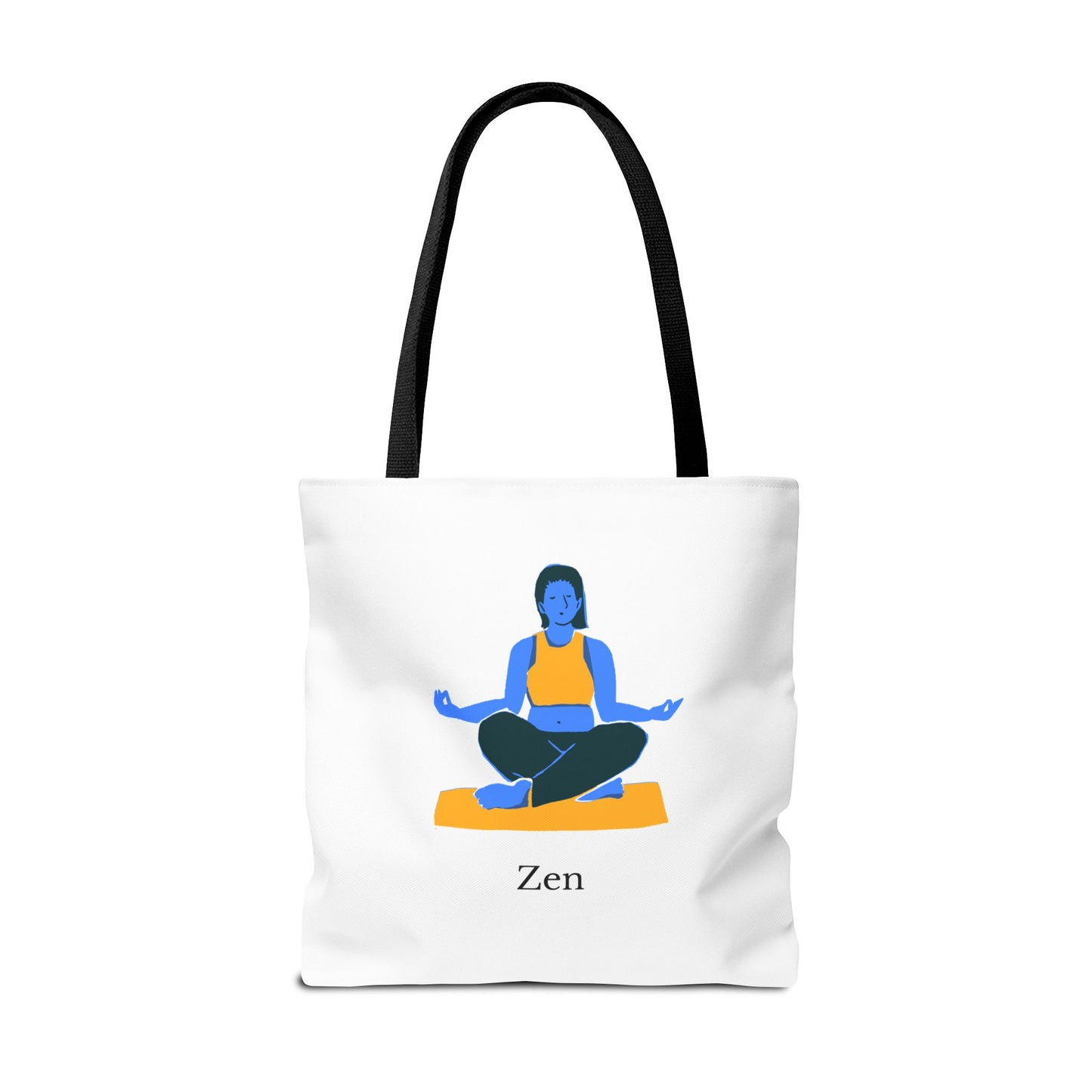 Zen Tote Bag, Yoga Bag, Meditation Tote, Gift for Yogis, Inspirational Tote, Relaxation Accessory