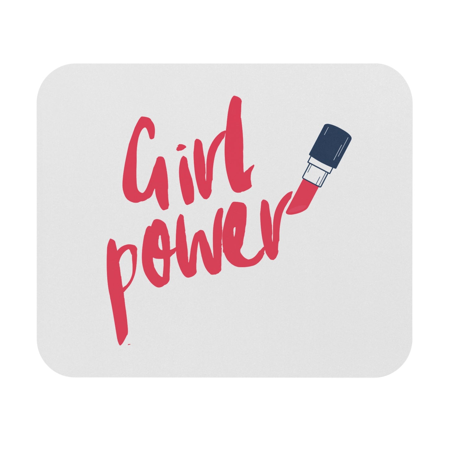 Girl Power Mouse Pad - Empowering Desk Accessory, Feminist Gift, Office Decor, Ergonomic Mouse Mat, Inspirational Gift