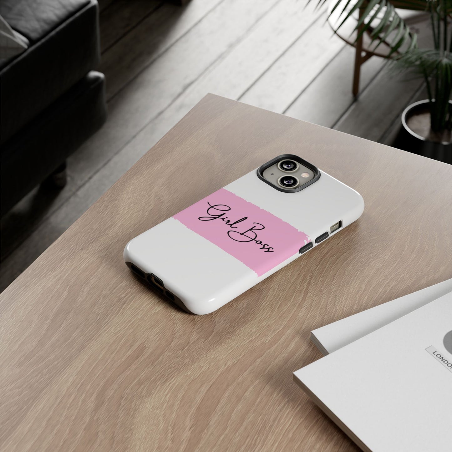 Girl Boss Phone Case - Chic and Stylish Protective Case for iPhone and Google Pixel, Empowering Women Design