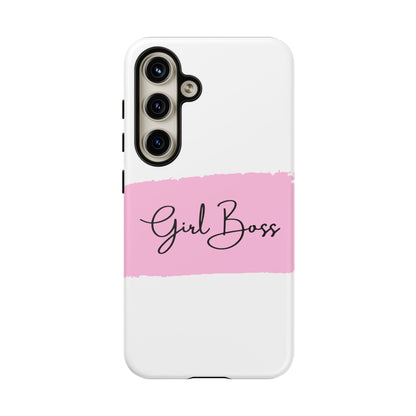 Girl Boss Phone Case - Chic and Stylish Protective Case for iPhone and Google Pixel, Empowering Women Design