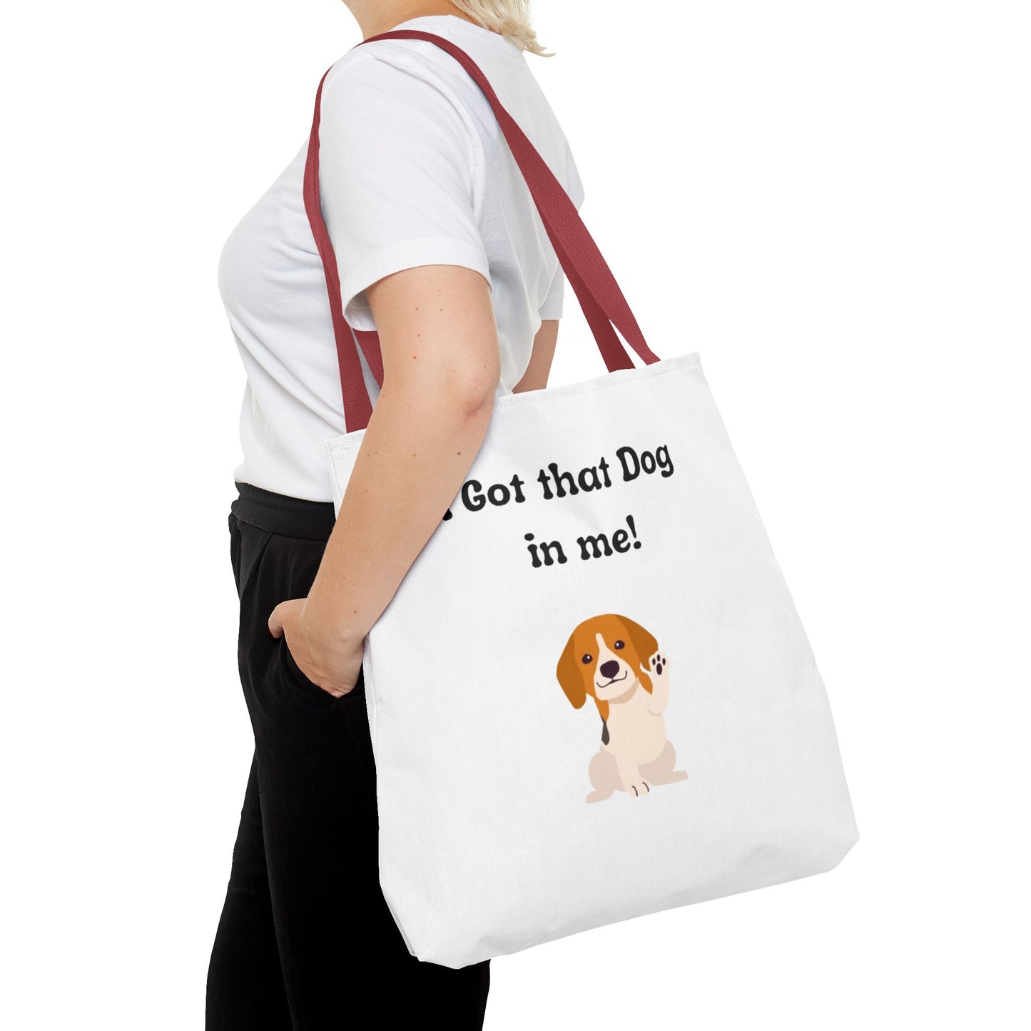 I Got That Dog in Me! Tote Bag - Perfect for Dog Lovers, Gifts for Pet Owners, Shopping, Beach Days, or Dog Walks