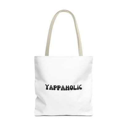 Yappaholic Tote Bag - Fun & Quirky, Perfect for Dog Lovers, Casual Use, Gifts, Shopping, Eco-Friendly