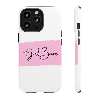Girl Boss Phone Case - Chic and Stylish Protective Case for iPhone and Google Pixel, Empowering Women Design