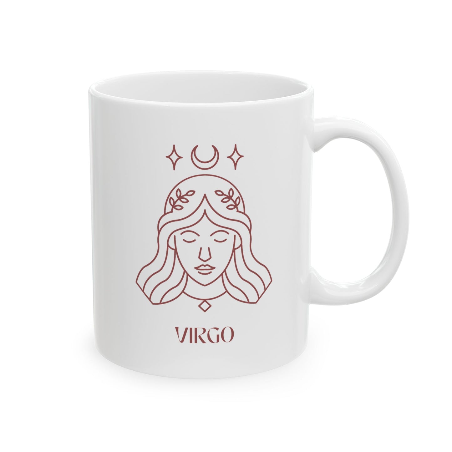 Virgo Zodiac Ceramic Coffee Mug – Perfect for Gift-Giving and Everyday Use | Zodiac Lovers
