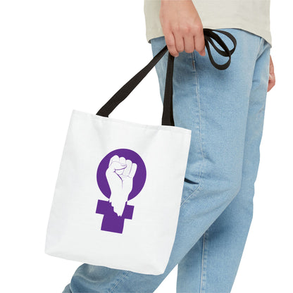 Empowerment Tote Bag for Feminists, Eco-Friendly Shopping Bag, Reusable Carryall, Gift for Women, Protest March Gear