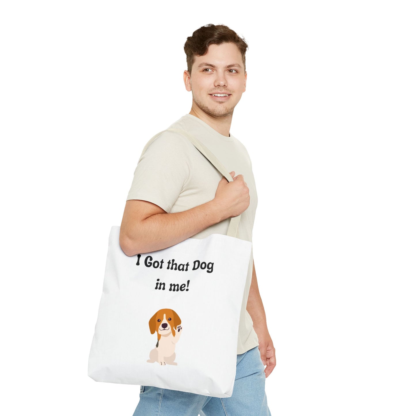 I Got That Dog in Me! Tote Bag - Perfect for Dog Lovers, Gifts for Pet Owners, Shopping, Beach Days, or Dog Walks