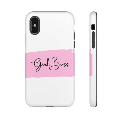 Girl Boss Phone Case - Chic and Stylish Protective Case for iPhone and Google Pixel, Empowering Women Design