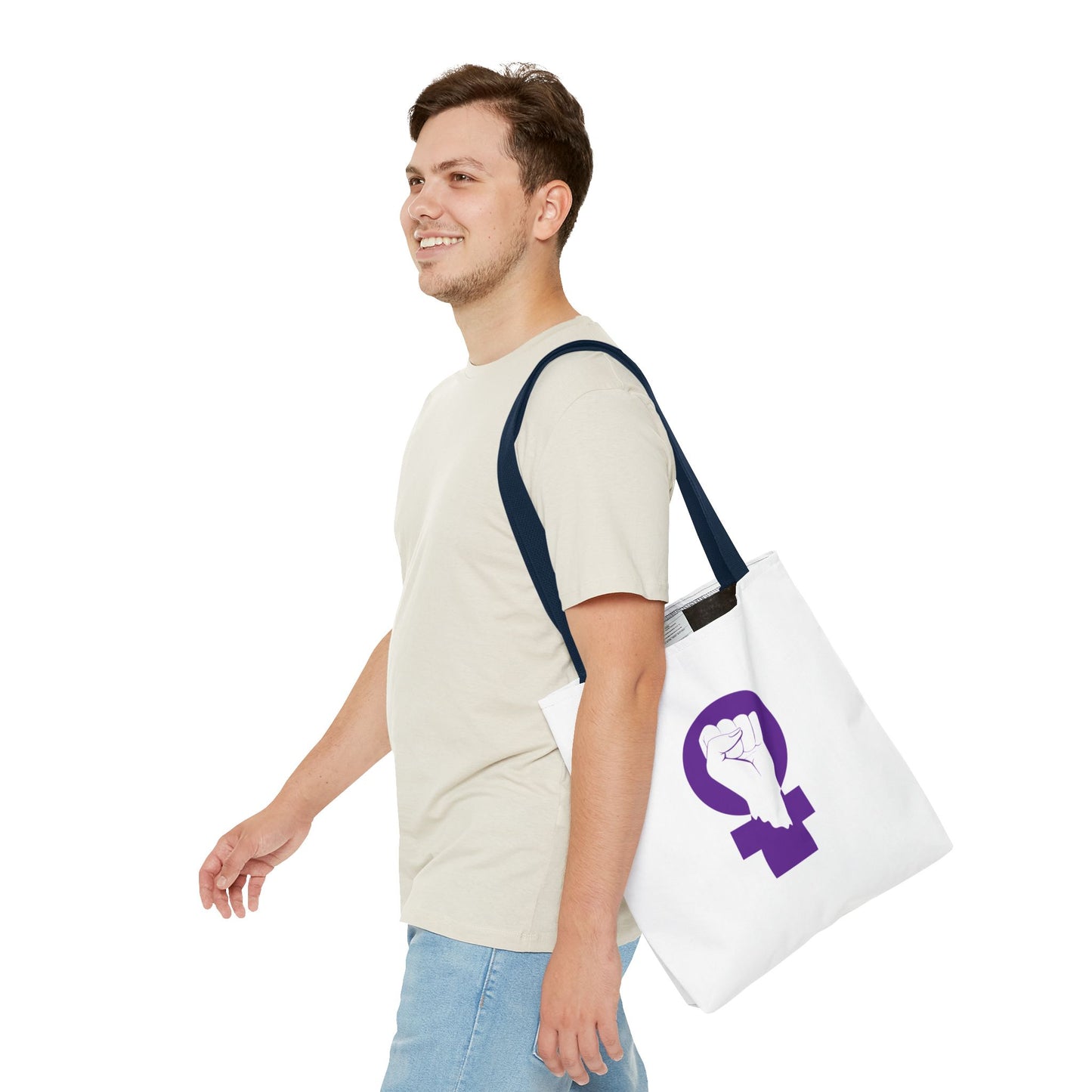 Empowerment Tote Bag for Feminists, Eco-Friendly Shopping Bag, Reusable Carryall, Gift for Women, Protest March Gear