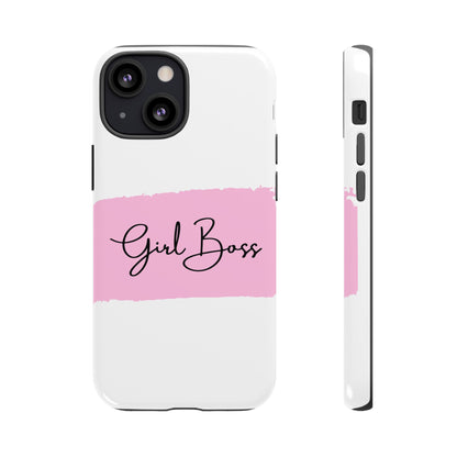 Girl Boss Phone Case - Chic and Stylish Protective Case for iPhone and Google Pixel, Empowering Women Design