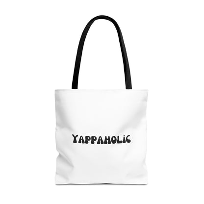 Yappaholic Tote Bag - Fun & Quirky, Perfect for Dog Lovers, Casual Use, Gifts, Shopping, Eco-Friendly