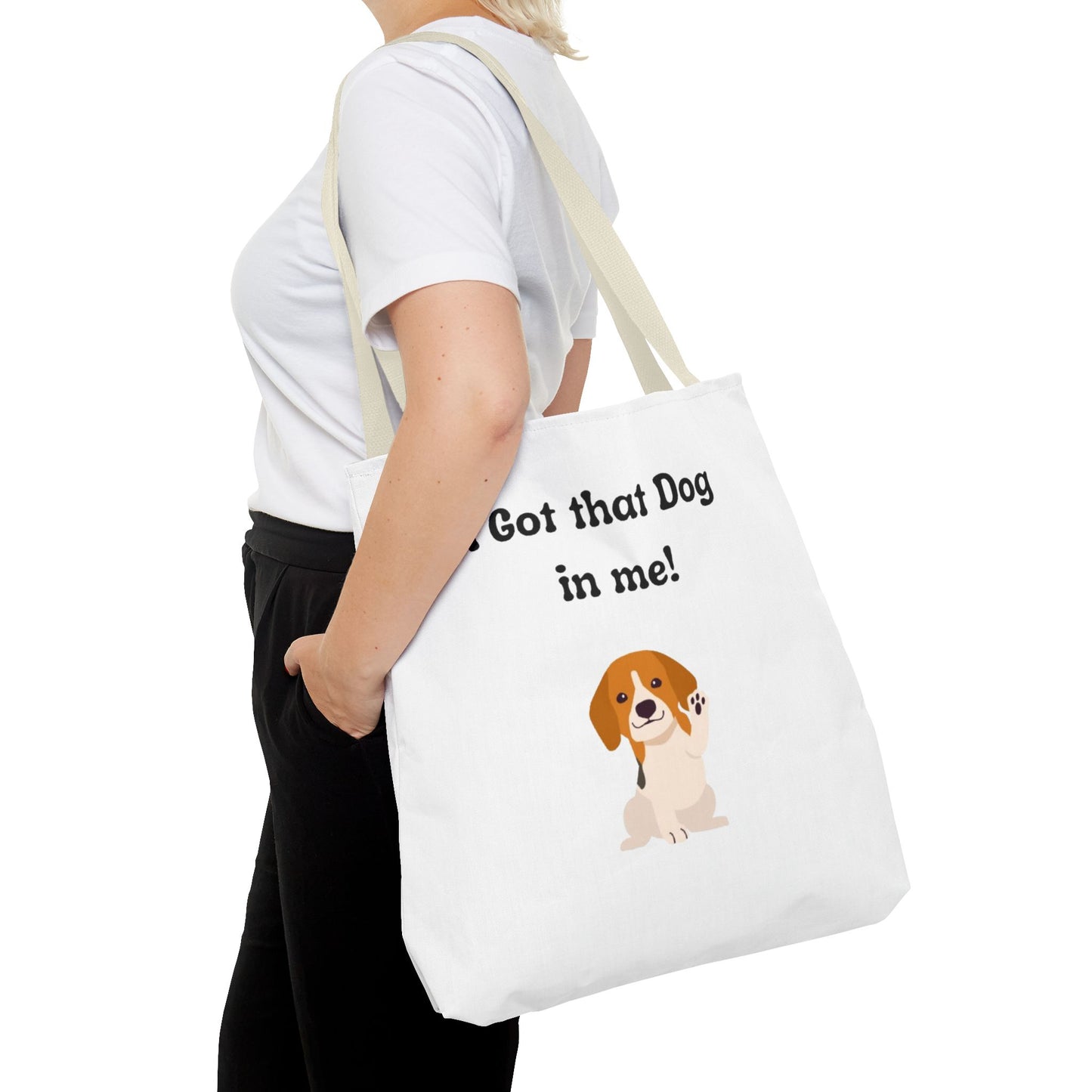 I Got That Dog in Me! Tote Bag - Perfect for Dog Lovers, Gifts for Pet Owners, Shopping, Beach Days, or Dog Walks