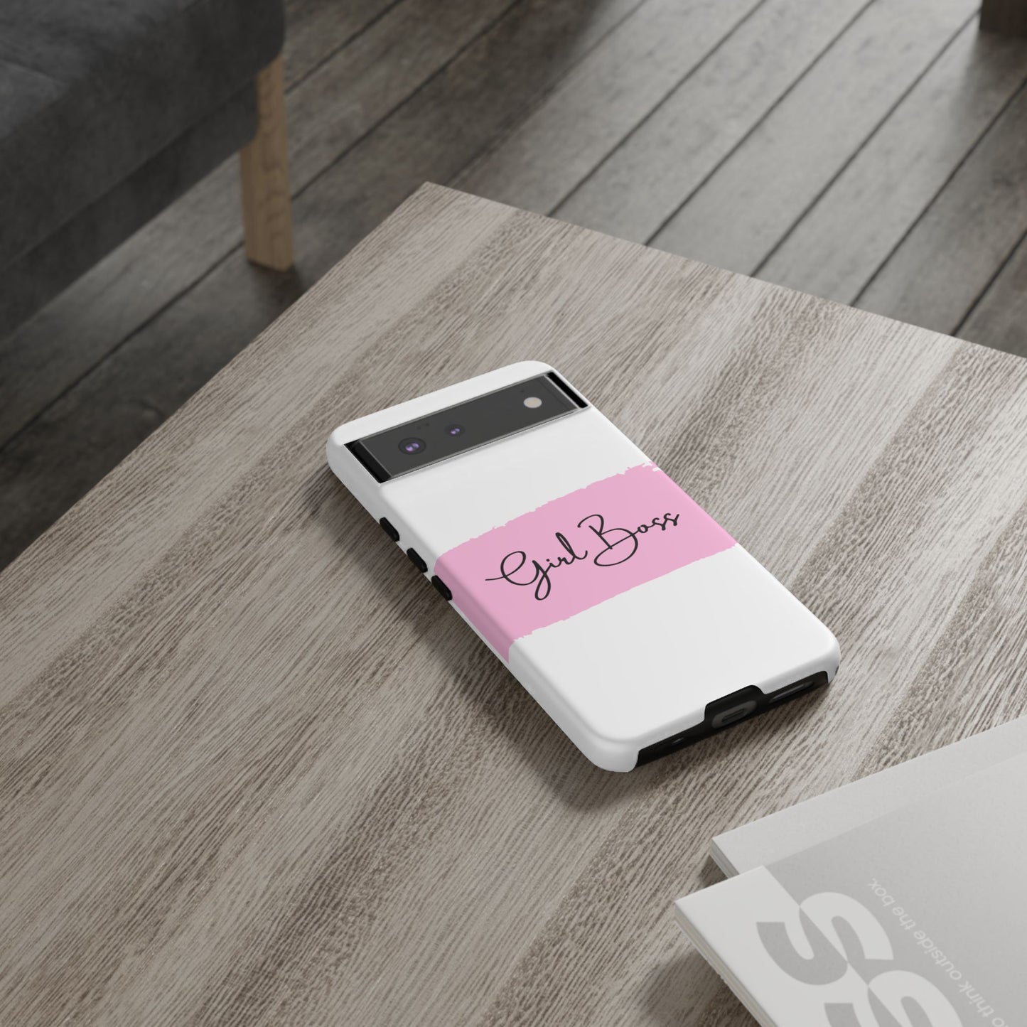 Girl Boss Phone Case - Chic and Stylish Protective Case for iPhone and Google Pixel, Empowering Women Design