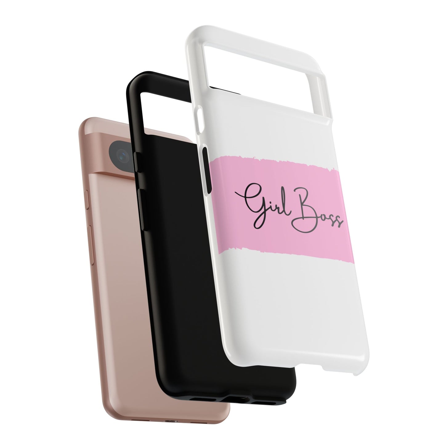 Girl Boss Phone Case - Chic and Stylish Protective Case for iPhone and Google Pixel, Empowering Women Design