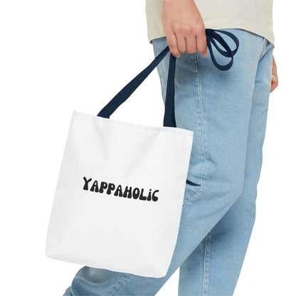 Yappaholic Tote Bag - Fun & Quirky, Perfect for Dog Lovers, Casual Use, Gifts, Shopping, Eco-Friendly