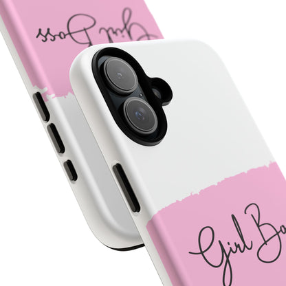 Girl Boss Phone Case - Chic and Stylish Protective Case for iPhone and Google Pixel, Empowering Women Design