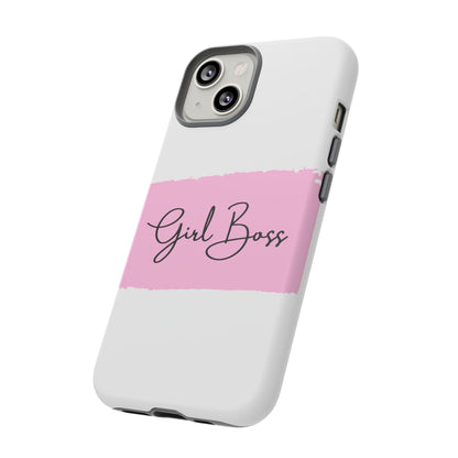 Girl Boss Phone Case - Chic and Stylish Protective Case for iPhone and Google Pixel, Empowering Women Design