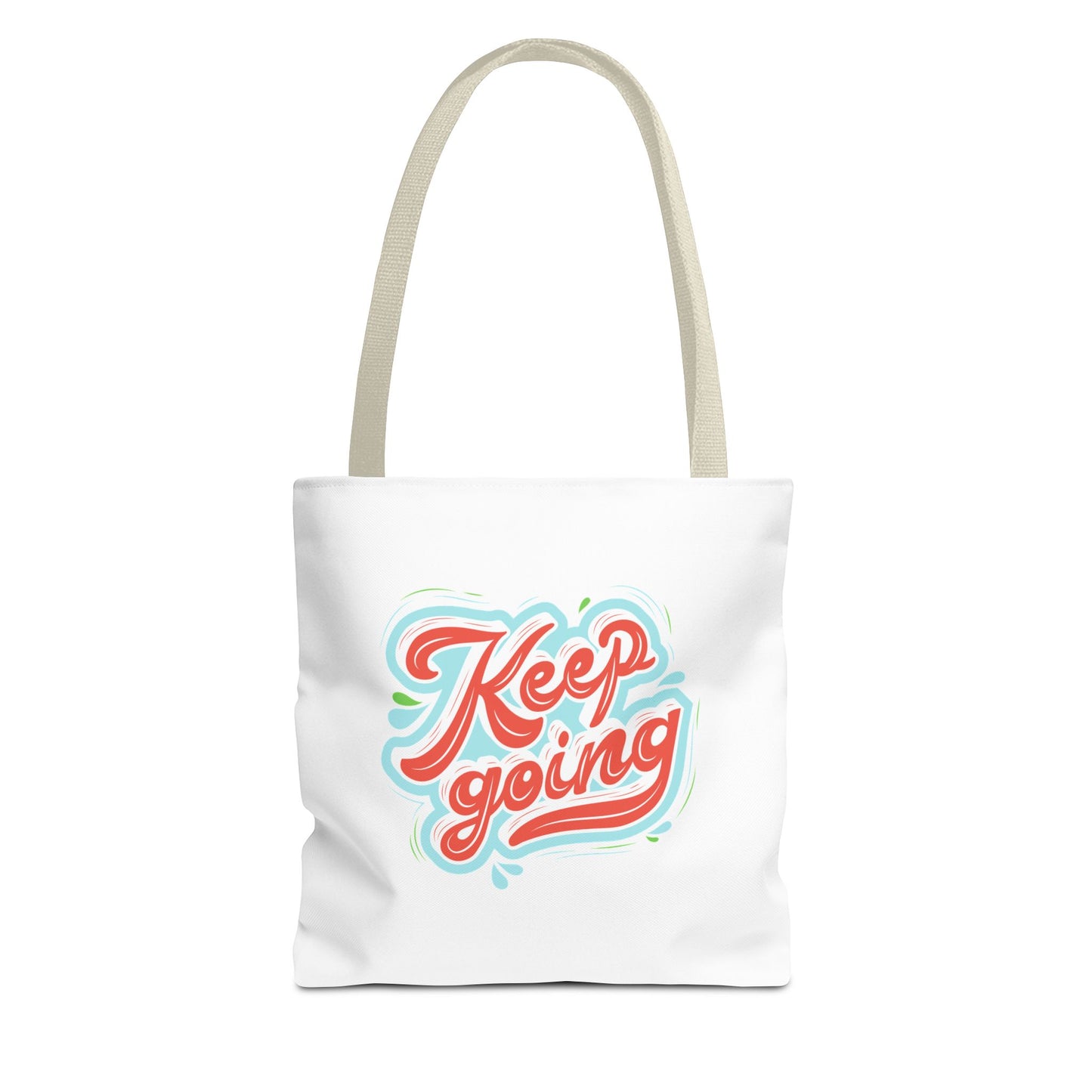 Motivational Tote Bag - Keep Going - Inspirational Gift, Reusable Shopping Bag, Gym Tote, Beach Bag, Everyday Purse