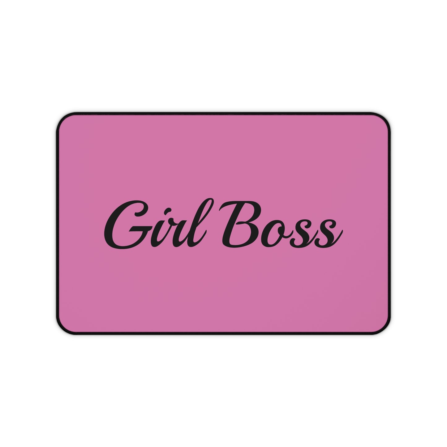 Girl Boss Deskmat - Stylish and Inspiring Desk Pad for Work or Home Office - Empowering Feminist Design for Trendsetters