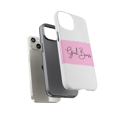 Girl Boss Phone Case - Chic and Stylish Protective Case for iPhone and Google Pixel, Empowering Women Design