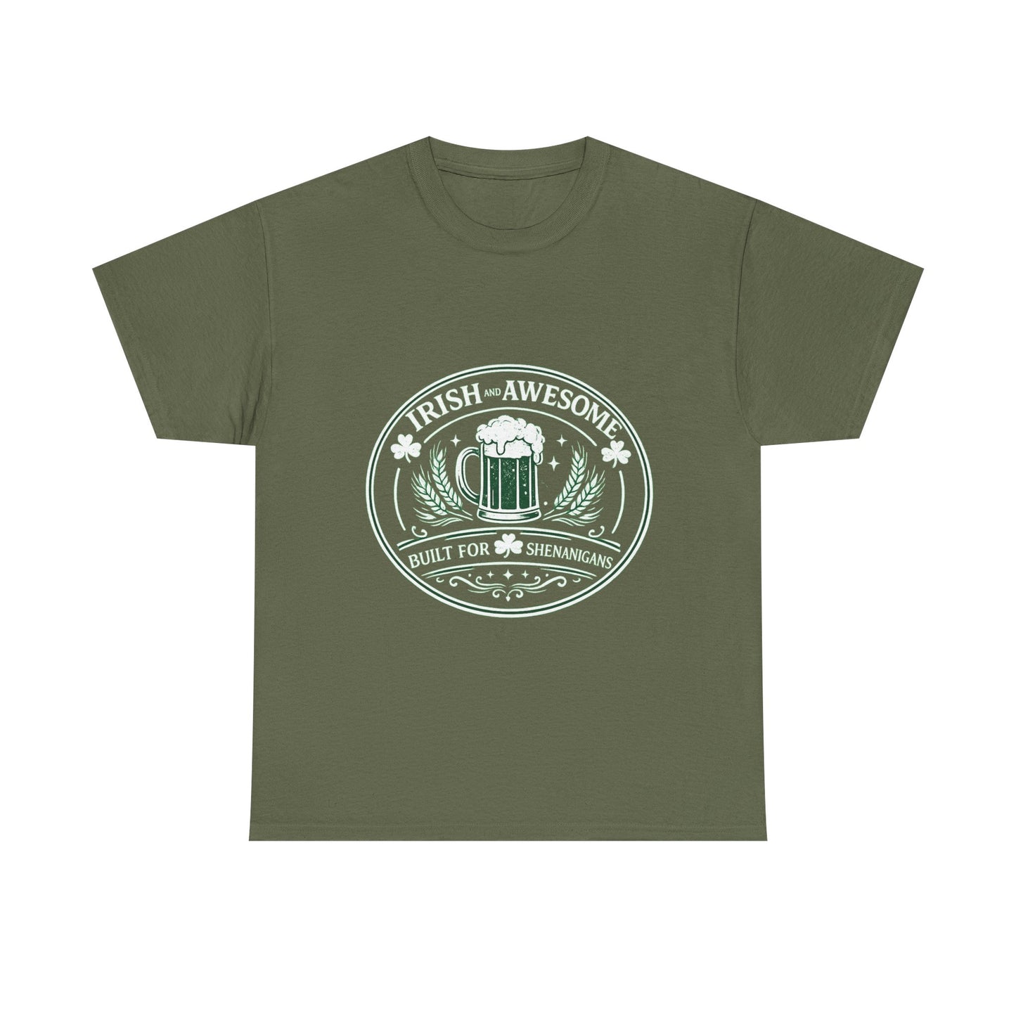 Beer Mug Emblem T-Shirt — Vintage Brewery Logo Tee for Beer Lovers