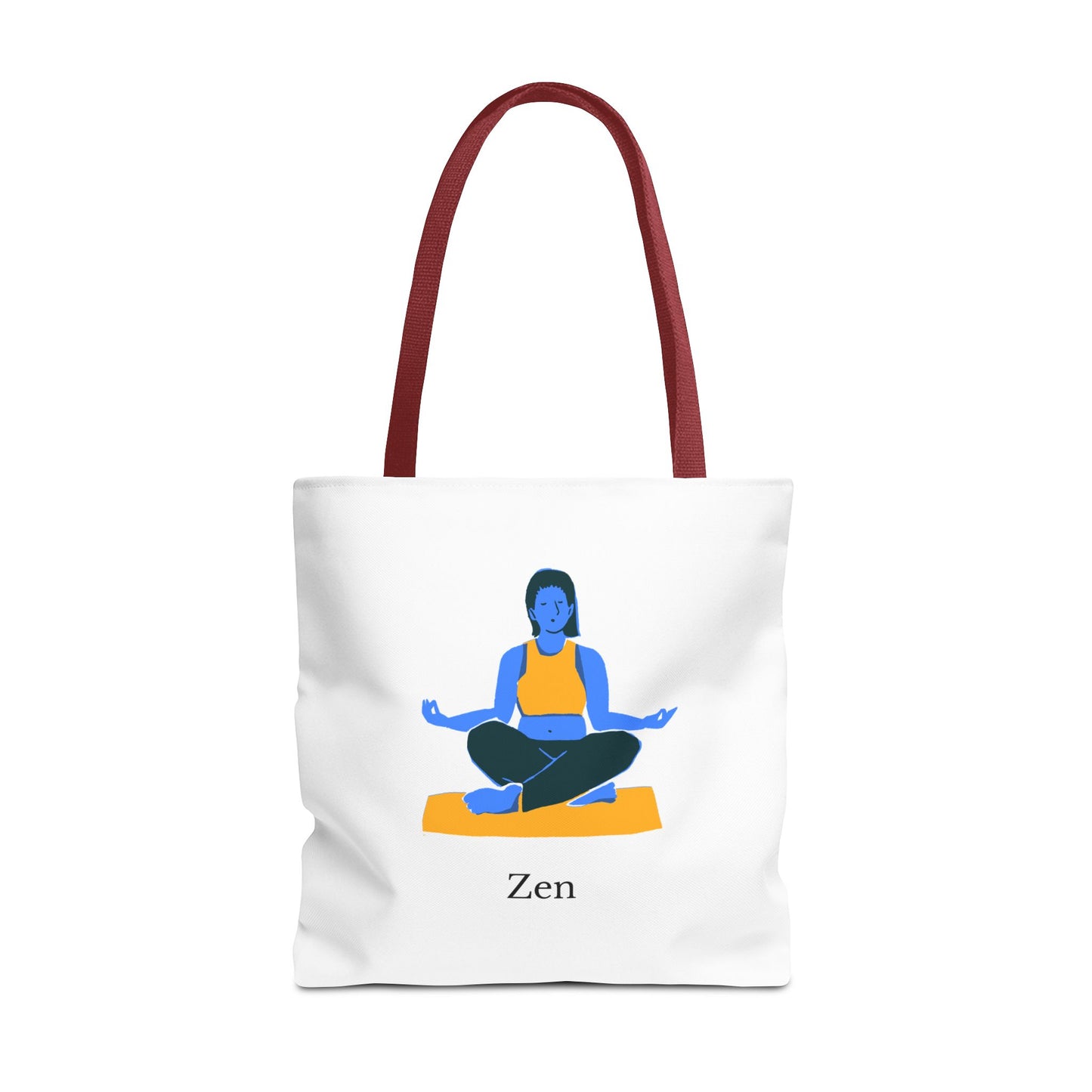 Zen Tote Bag, Yoga Bag, Meditation Tote, Gift for Yogis, Inspirational Tote, Relaxation Accessory