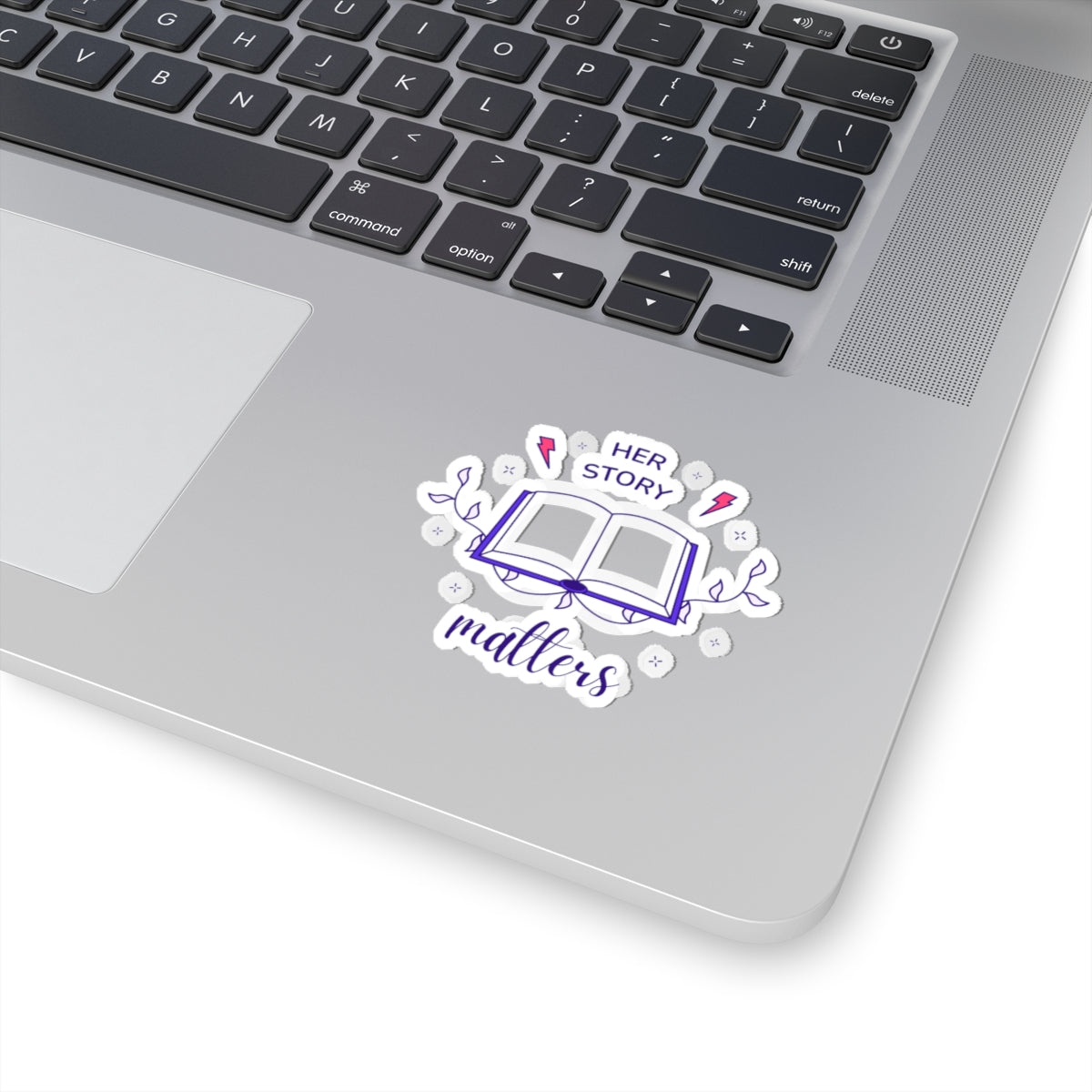 Empowering Sticker - Celebrate Her Story, Feminist Decor, Educational Gift, Laptop Decals, Women's Rights, Books