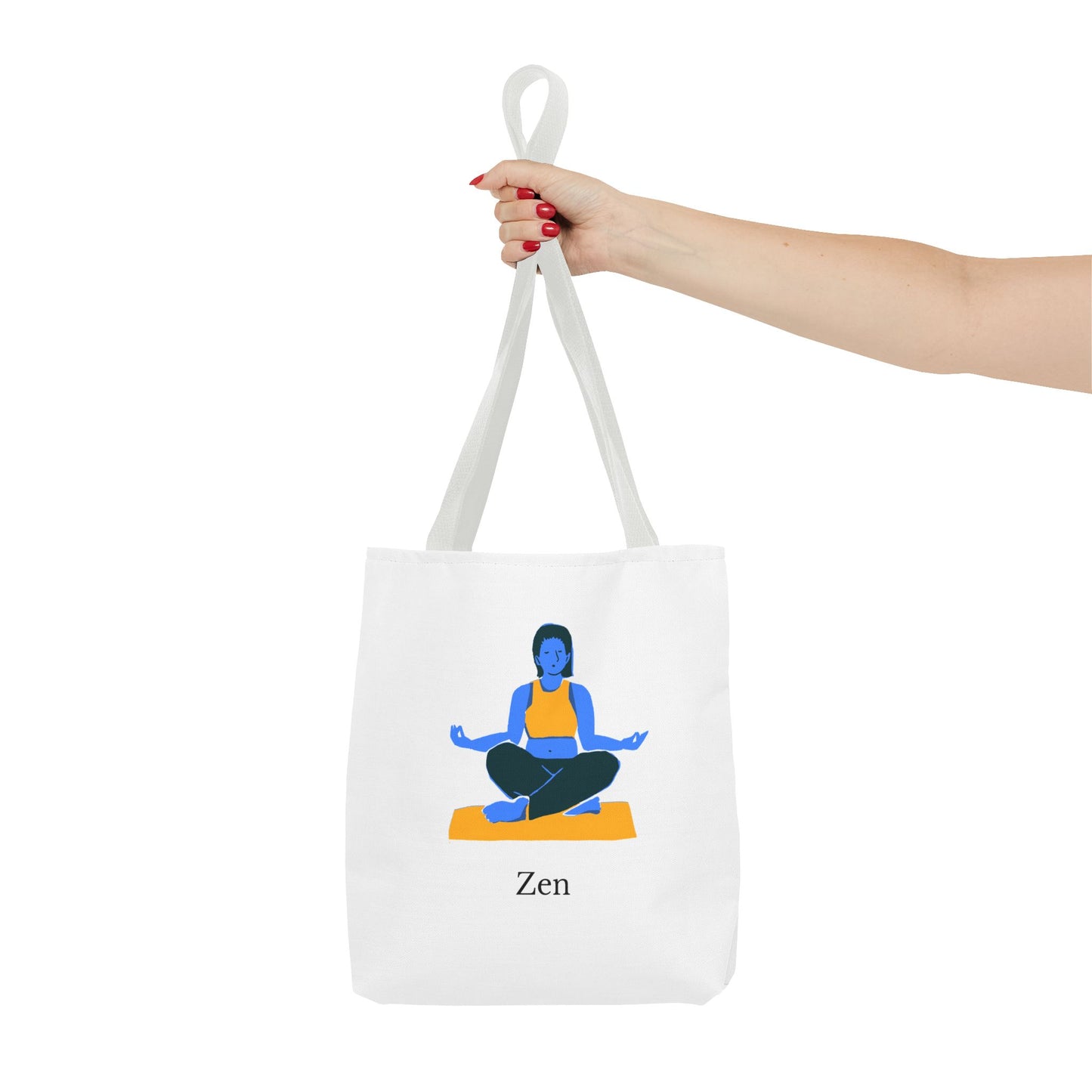 Zen Tote Bag, Yoga Bag, Meditation Tote, Gift for Yogis, Inspirational Tote, Relaxation Accessory