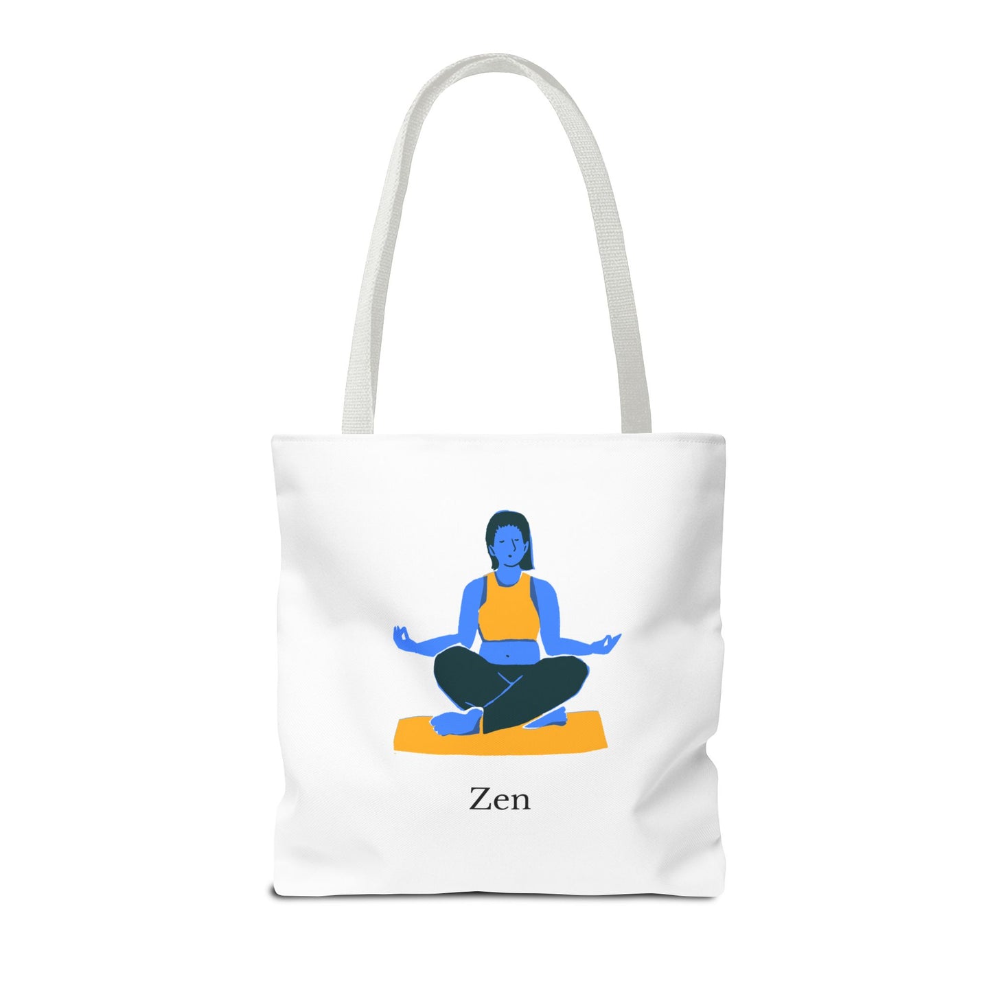 Zen Tote Bag, Yoga Bag, Meditation Tote, Gift for Yogis, Inspirational Tote, Relaxation Accessory
