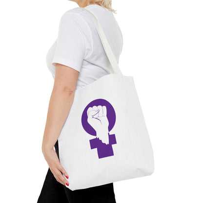 Empowerment Tote Bag for Feminists, Eco-Friendly Shopping Bag, Reusable Carryall, Gift for Women, Protest March Gear
