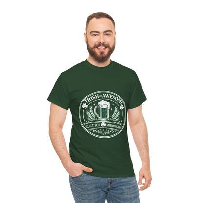 Beer Mug Emblem T-Shirt — Vintage Brewery Logo Tee for Beer Lovers