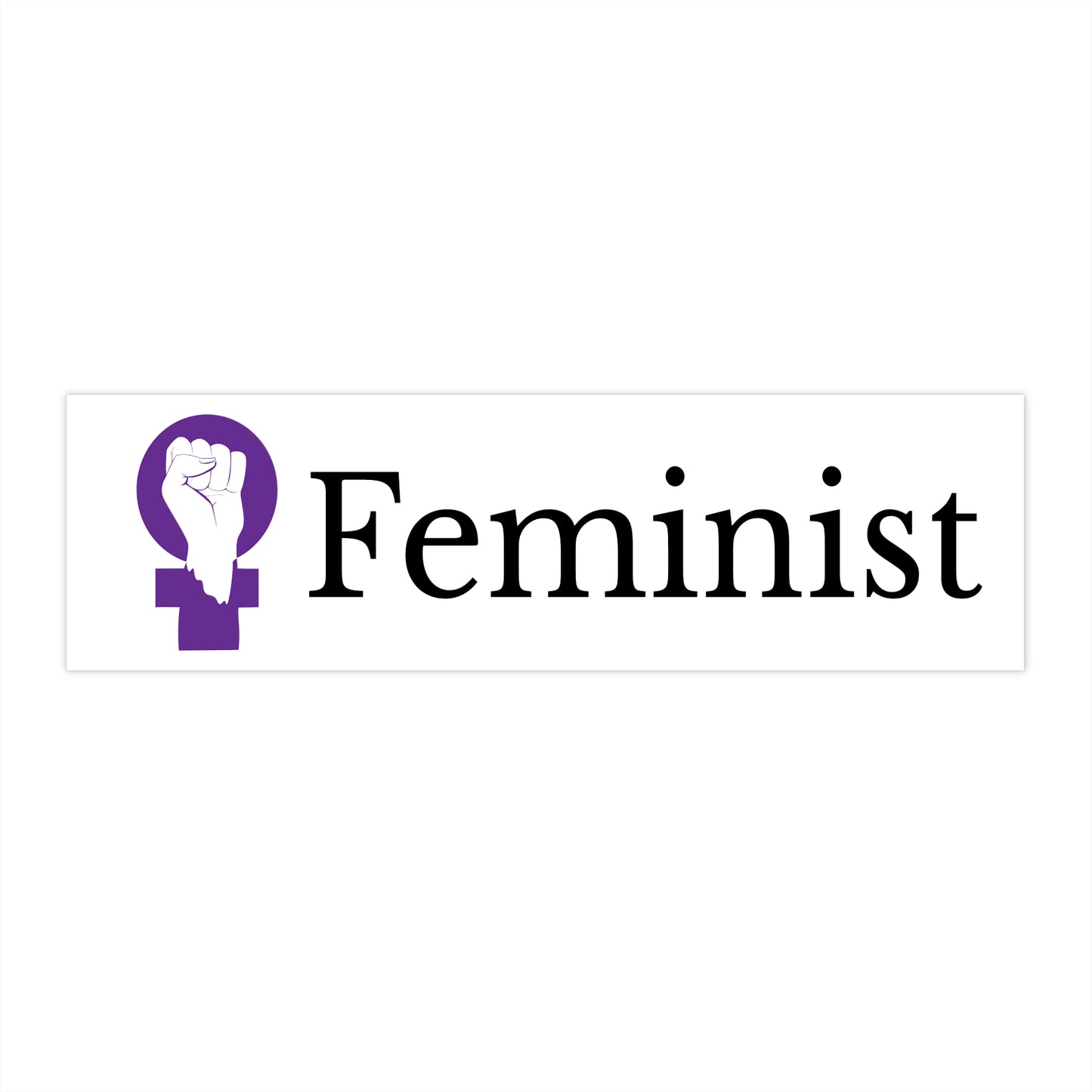 Feminist Fist Bumper Stickers, Feminism Sticker, Feminist Power Decal, Women's Rights Activism, Equality Car Decal, Social Justice Laptop