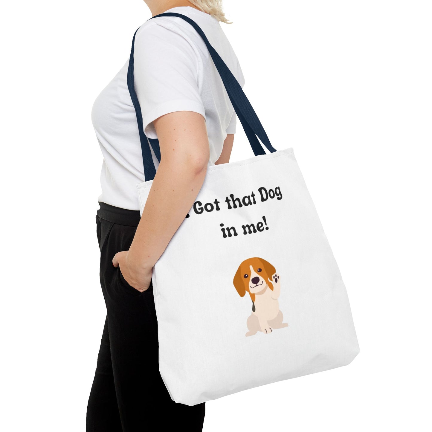 I Got That Dog in Me! Tote Bag - Perfect for Dog Lovers, Gifts for Pet Owners, Shopping, Beach Days, or Dog Walks