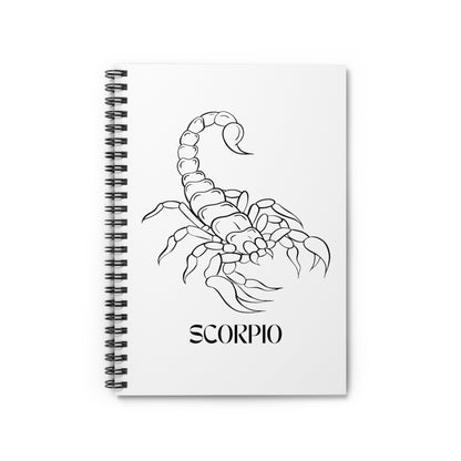 Zodiac Scorpio Spiral Notebook - Great for Astrologers, Journal Lovers, Birthdays, or School Use, Gift for Scorpios