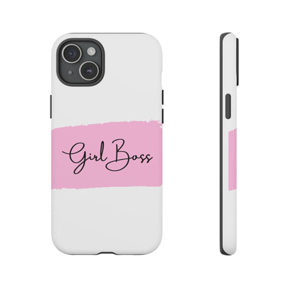 Girl Boss Phone Case - Chic and Stylish Protective Case for iPhone and Google Pixel, Empowering Women Design