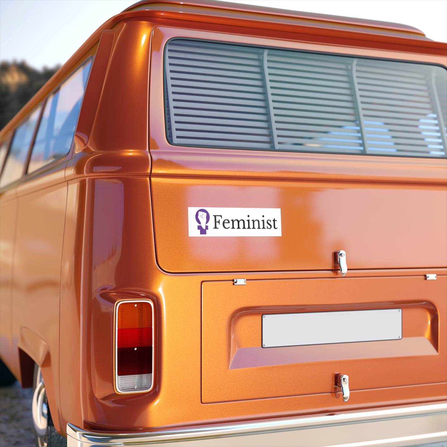 Feminist Fist Bumper Stickers, Feminism Sticker, Feminist Power Decal, Women's Rights Activism, Equality Car Decal, Social Justice Laptop