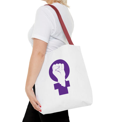 Empowerment Tote Bag for Feminists, Eco-Friendly Shopping Bag, Reusable Carryall, Gift for Women, Protest March Gear